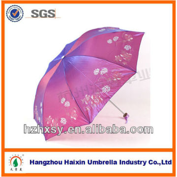 23"8K Chameleon Fabric Parasol Umbrella For Brand Printing